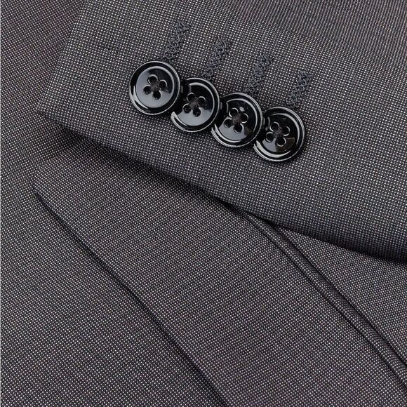 Express Slim Charcoal Wool Blend Wrinkle-Resistant Performance Suit Jacket mens - Picture 2 of 5